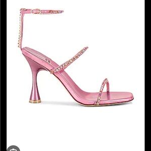 Jeffrey Campbell Demonica Heel in Pink Iridescent - SOLD OUT shoe. Size 8.